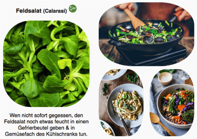 Erhalte jede Woche die ErntePost mit Rezeptideen &amp; Lagerungstipps zum Gemüse der Woche!